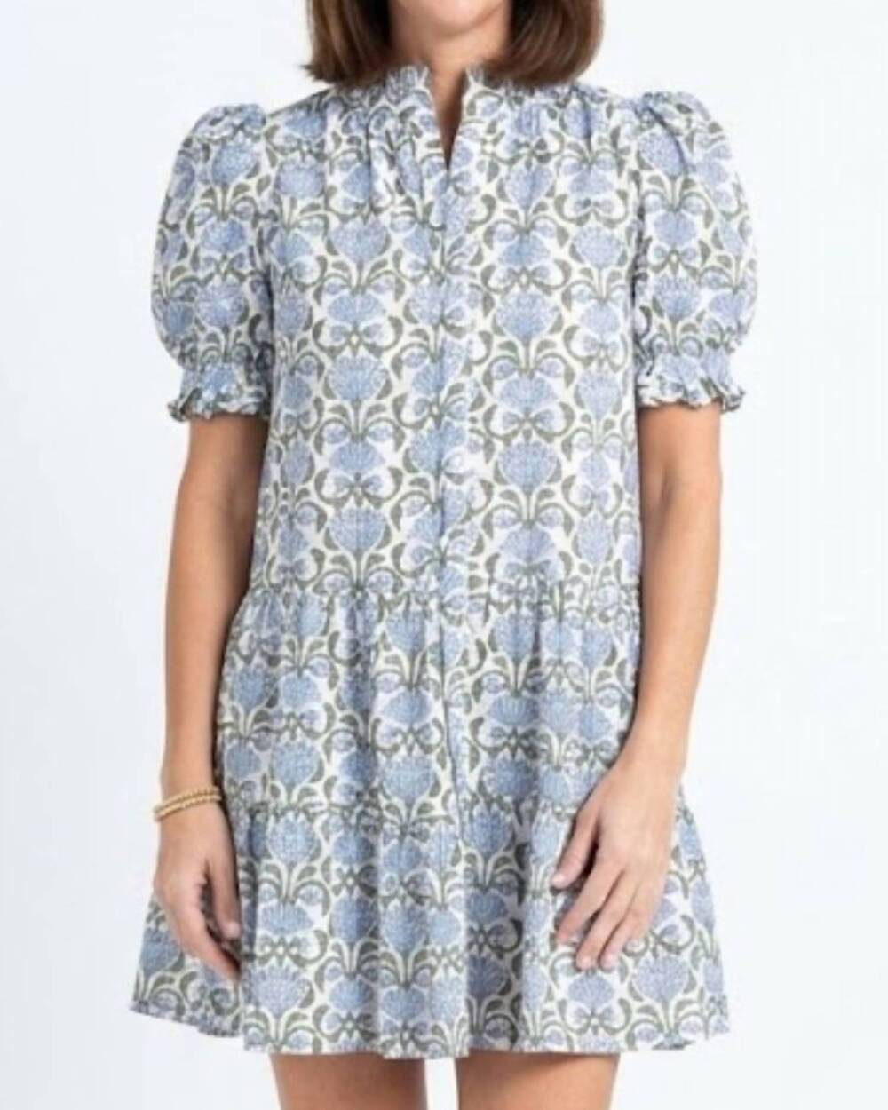 NEW TCEC willowbrook floral dress in blue